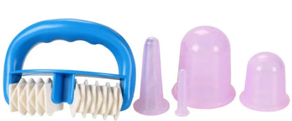 Nuvella 5pc Roller massager w/Vacuum Cupping Device