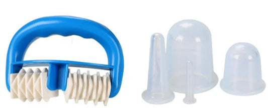 Nuvella 5pc Roller massager w/Vacuum Cupping Device