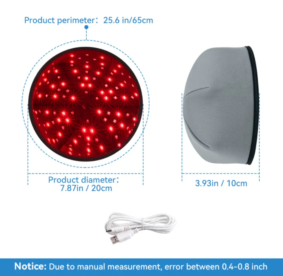 Nuvella LED Scalp Massager with Red Light Therapy