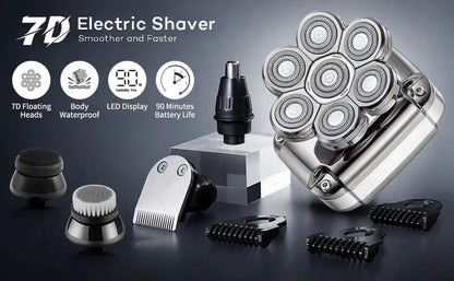 Nuvella Rechargeable Bald Head Shaver for Men
