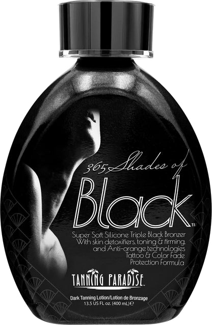Tanning Paradise 365 Shades of Black Triple Black Bronzing, Toning & Tanning Lotion