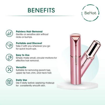 Nuvella Facial & Eyebrow Hair Removers Set